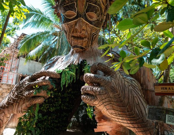 Tulum Coba cenote ,  Cenote Tortuga and playa del Carmen plus Mother Nature Sculpture