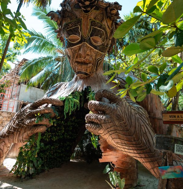 Tulum Coba cenote ,  Cenote Tortuga and playa del Carmen plus Mother Nature Sculpture